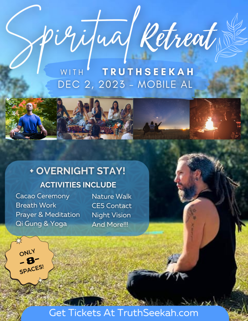 Spiritual Retreat With TruthSeekah | December 2nd, 2023 | Mobile Al, (Limited Slots)